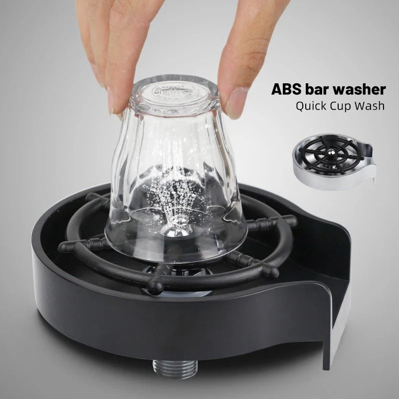Bar Counter Cup Washer Sink High-pressure Spray Automatic Faucet Coffee Pitcher Wash